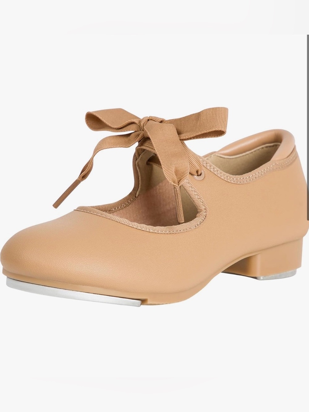 Linodes Girls Tan Tap Shoes